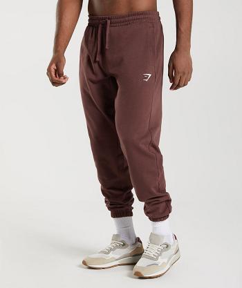 Gymshark Essential Oversized Mjukisbyxor Herr Rosa Bruna | SE 3314LIS